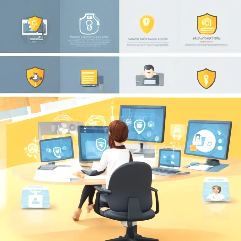 オンライン保護のトレーニング風景